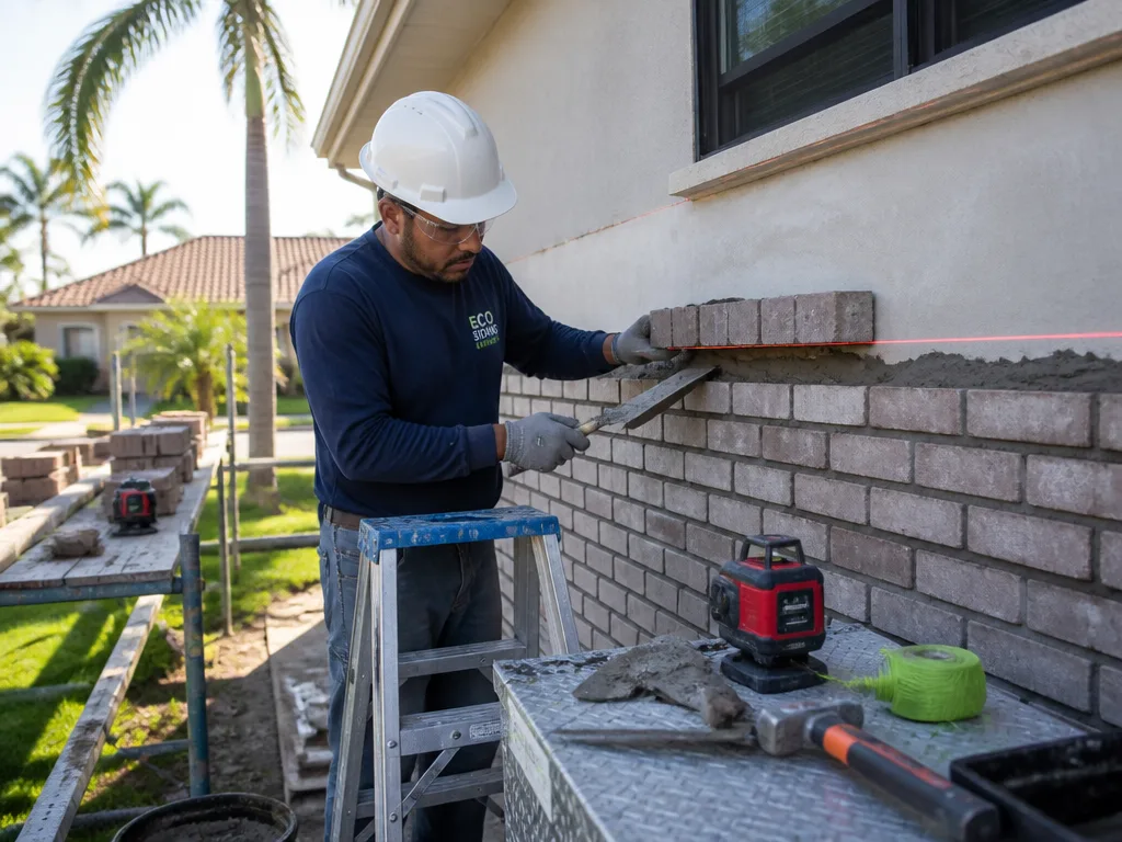 Brick Veneer Installation