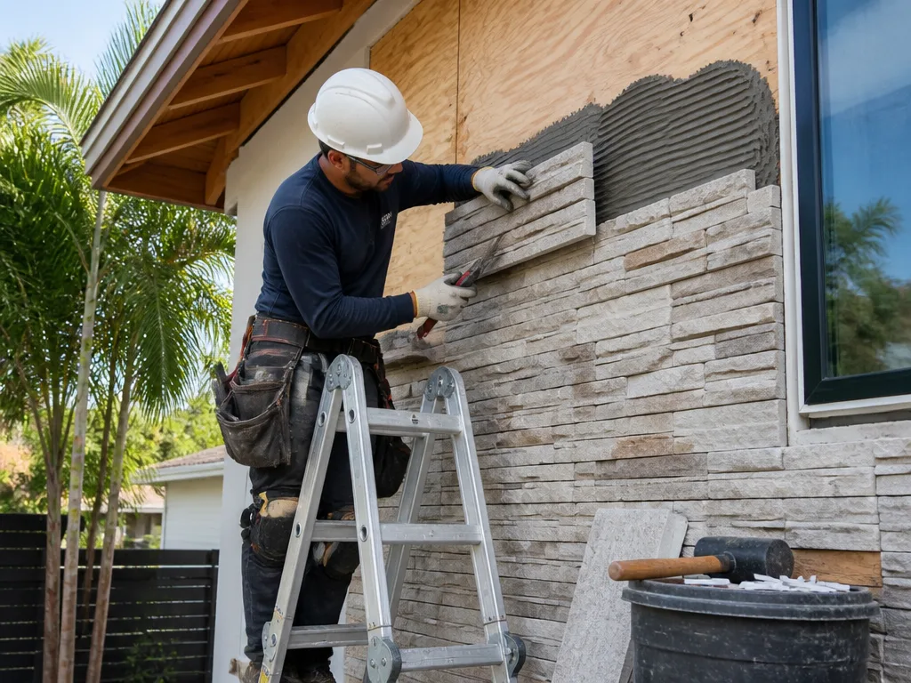 Stone Veneer Installation