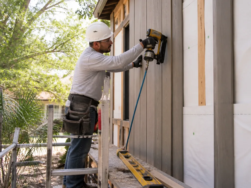 Wood Siding Installation